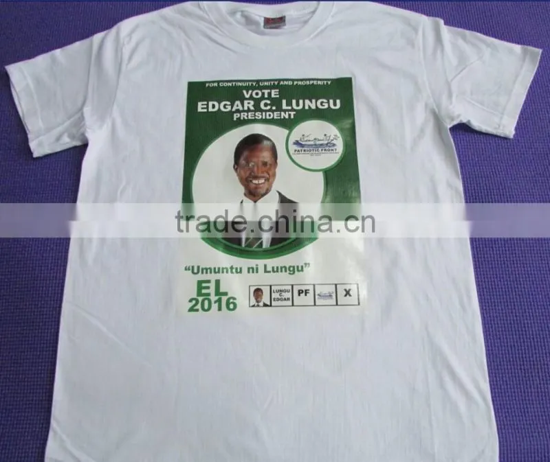1 dollar cheap polyester elestion t-shirt
