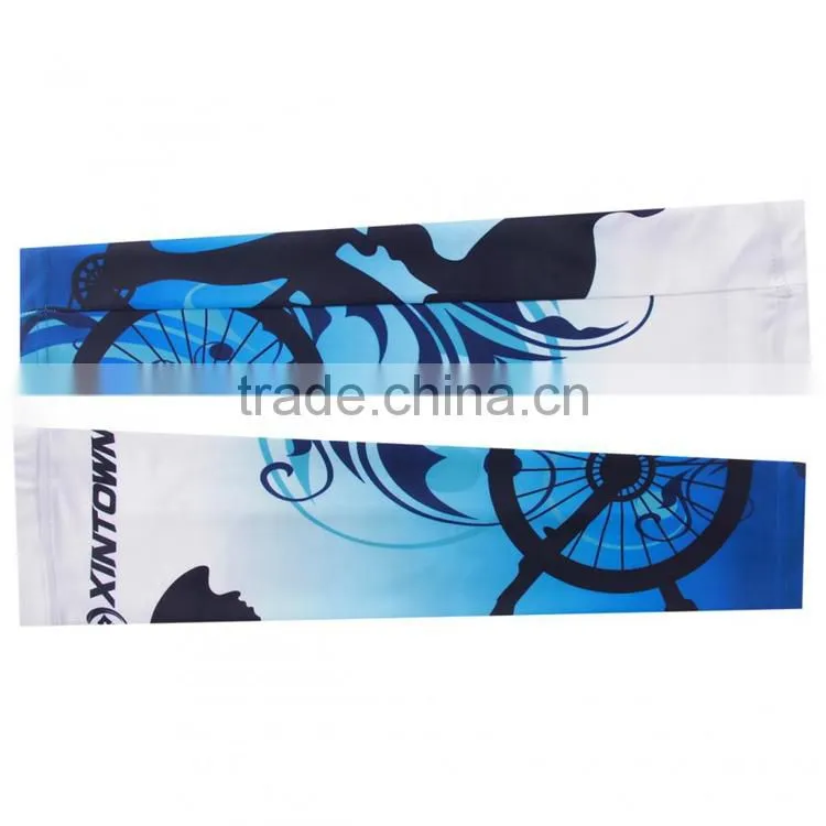 Fashion Striped Arm Sleeves Cover UV Sun Protection for Cycling Basketball, Golf, Football