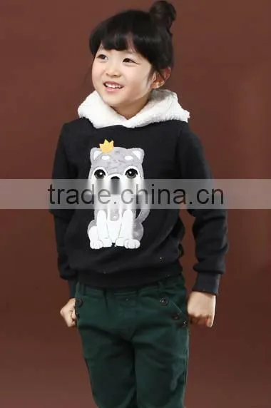 korean long sleeves hooded for little kids