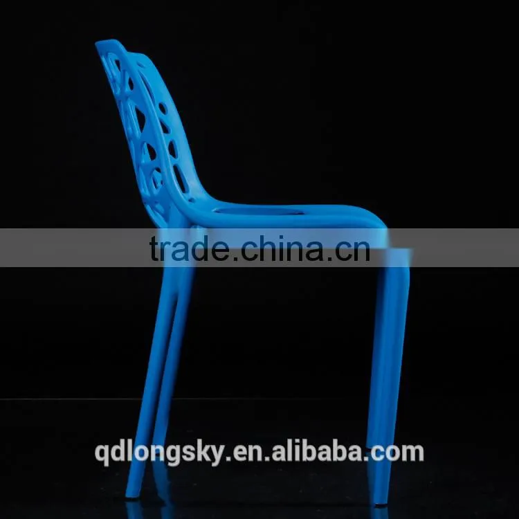 LS-4020B Cheap Outdoor Plastic Garden Chair stacking leisure Chair Plastic Patio Chair