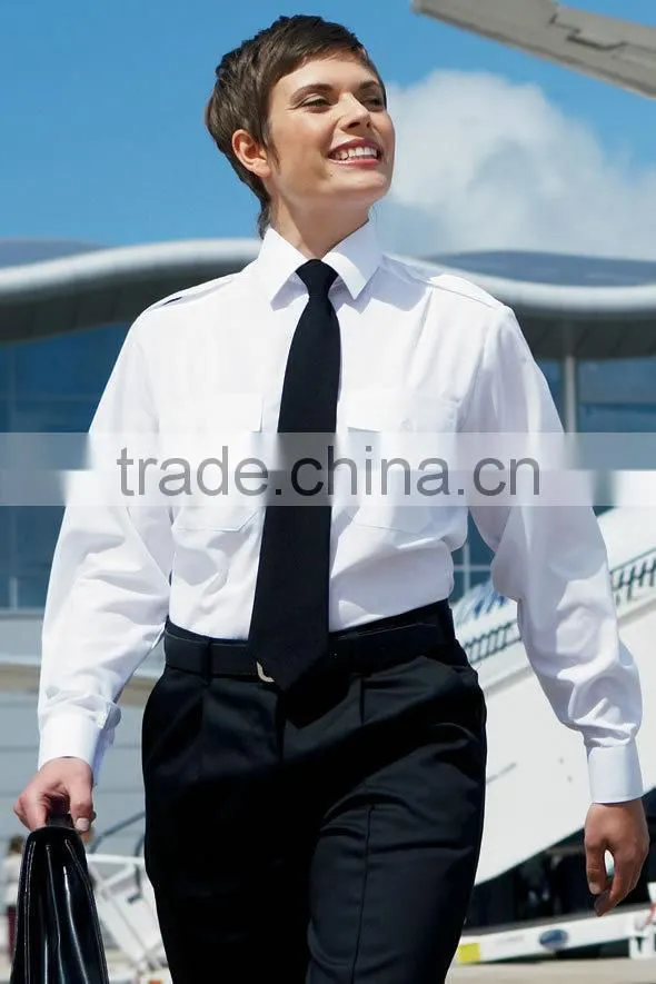 2016 Ladies'pilot shirt Ladies'pilot blouses Ladies'pilot uniform