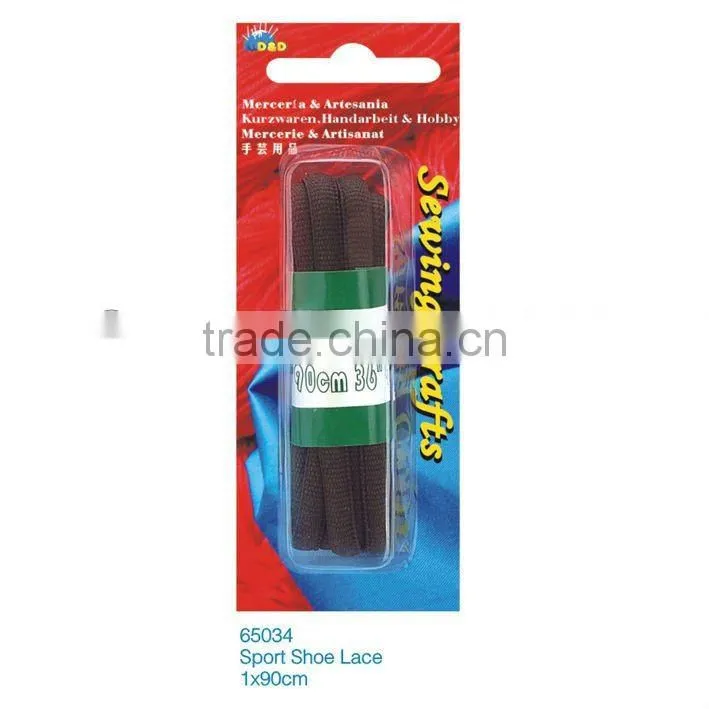 D&D 1 x 90cm Sport Shoe Lace Oval Shaped (65034)