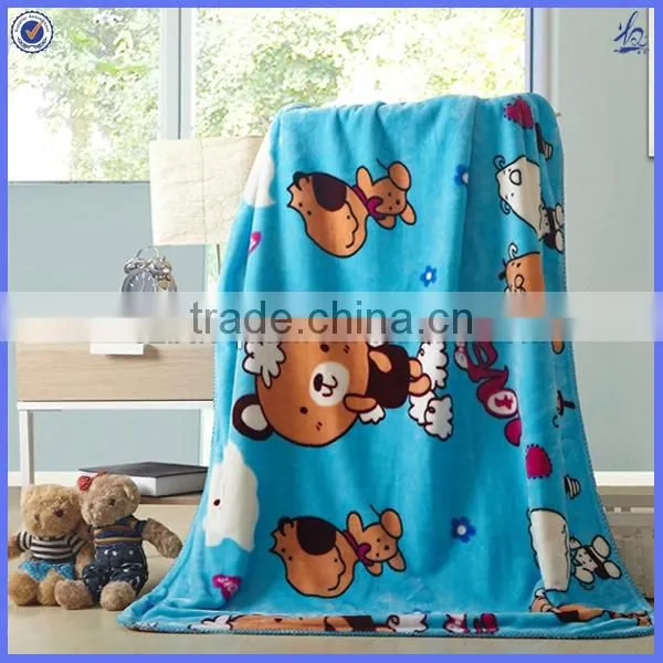 fleece baby blanket/horse print fleece bed blanket
