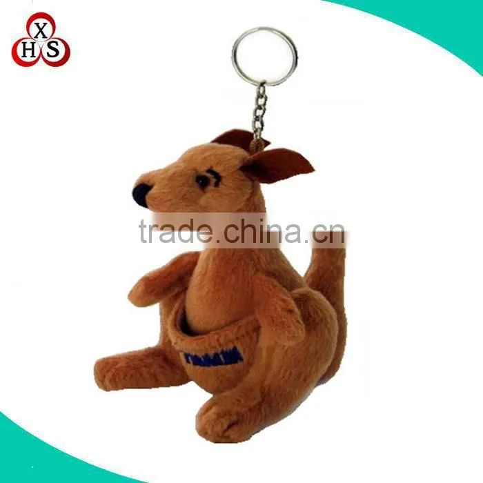 Custom factory price plush panda keychain plush keychain