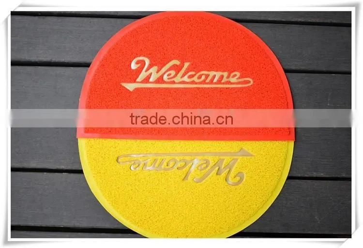 New PVC Door coil Mat,company welcome logo door rubber mats