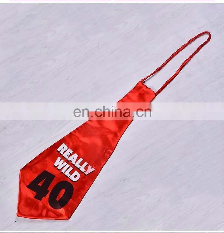 festival party red tie party large funny tie