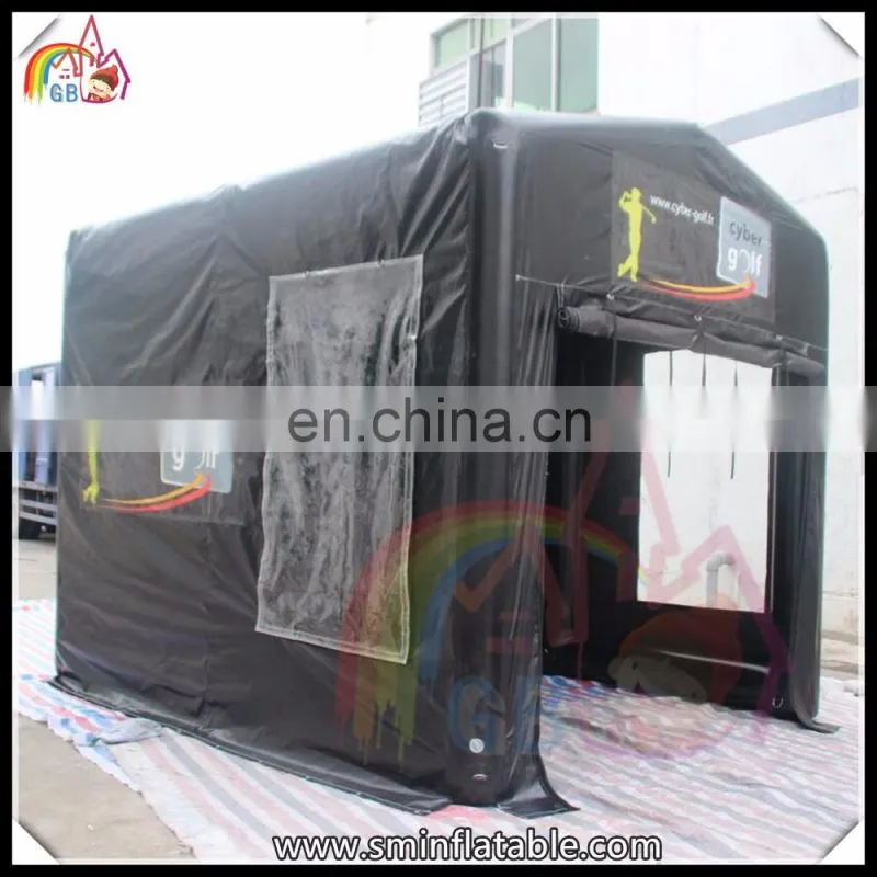 Practical inflatable white house tent, inflatable house with window for rental