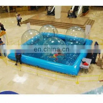 Inflatable pool with bumper boats/ bumper boat with water pool/ water pool