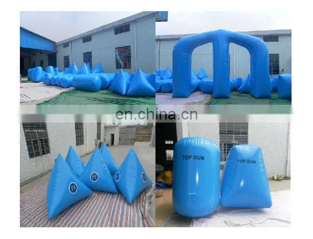 Guangzhou manufacturer field bunker inflatable paintball for fun