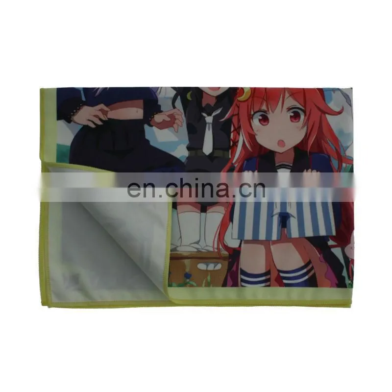 microfibre sublimation printing custom souvenirs hand towel