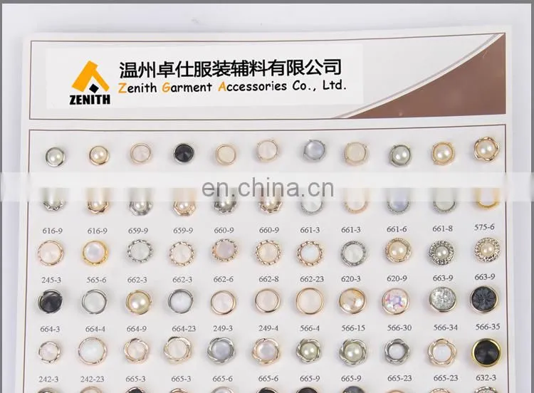 Rhinestone Shank Button for Shirt or Decoration BA60386