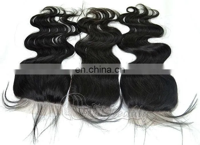 Natural Raw Peruvian Hair Lace Frontal 4*4 Virgin Hair Closure