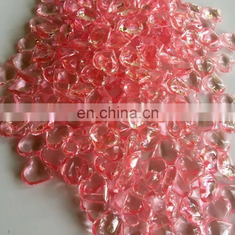 Acrylic Hearts Vase Gems or Table Scatters