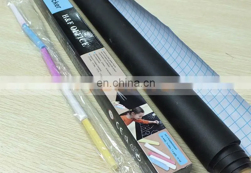 Hot Sales 45 x 200cm PVC Peel & Stick Chalkboard, Removable Wall Paper Decal, Blackboard Sticker