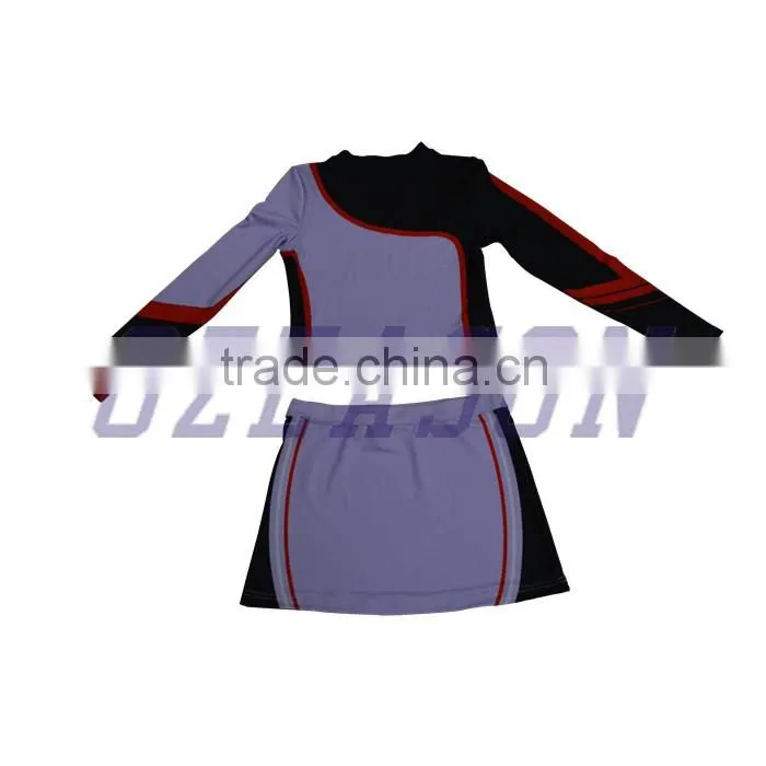 Wholesale Custom Long Sleeve Plus Size Cheerleading Uniforms