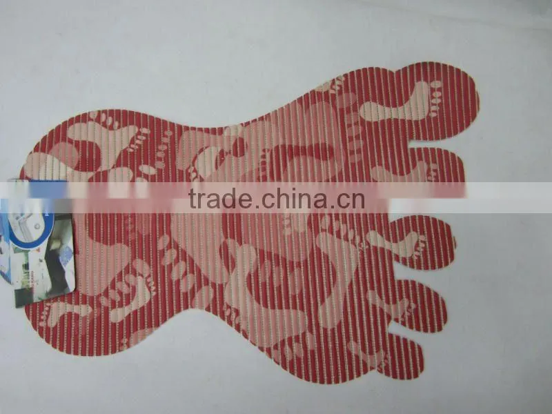 floor mat ,bathroom mat feetshape mat