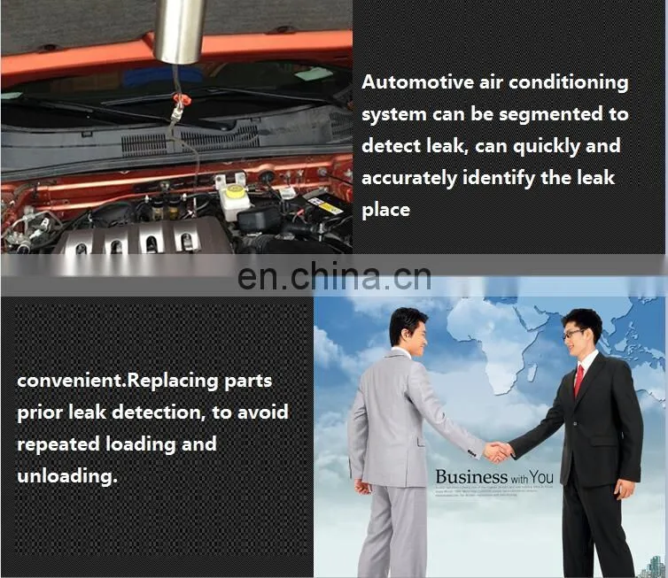 Air Conditioning Leak Detector Detection Tools Auto Repair Tool for Car Truck Black