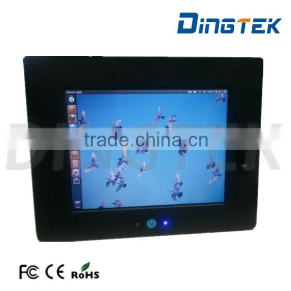 P080S Atom N2800 4GB RAM 1.6Hz fanless embedded system all in one industrial pc 232