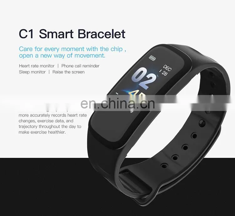 SANDA C1P Stylish Smart Watch For Women Fitness Tracker Sport Ladies Silicone Bracelet Phone