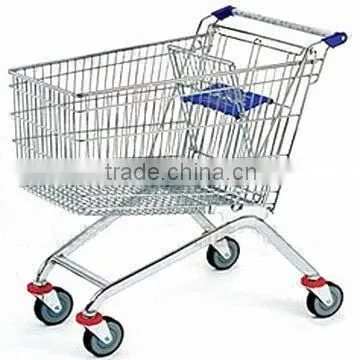 Japan style double layer basket shopping trolleys