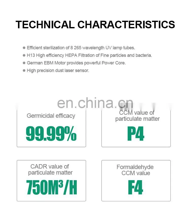 Hot Sale 2019 CE Sanitizer Sterilizer Large Home Ion Air Purifier For Hotel Hospital