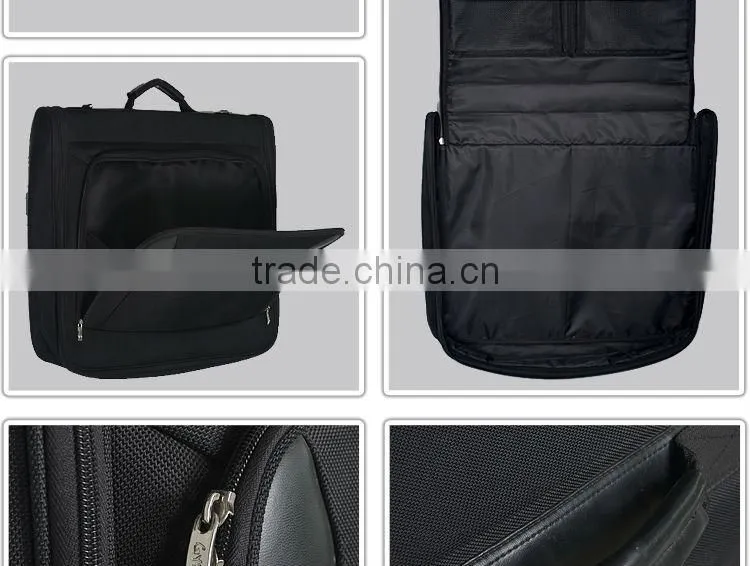 multi-functional business travel suit bag with pockets
