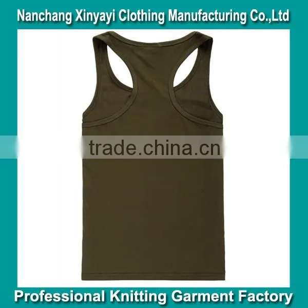 Oem Y Racer Back Gym Tank Tops With Printed For Men Made in China Supplier Wholesaler Clothes
