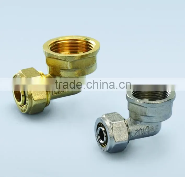 pex-al-pex pipe brass female elbow socket