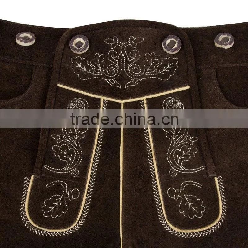 highest quality materials Bundhosen lederhosen,Oktoberfest trachten wear,Kurze lederhose,german hose,leather pants,shorts