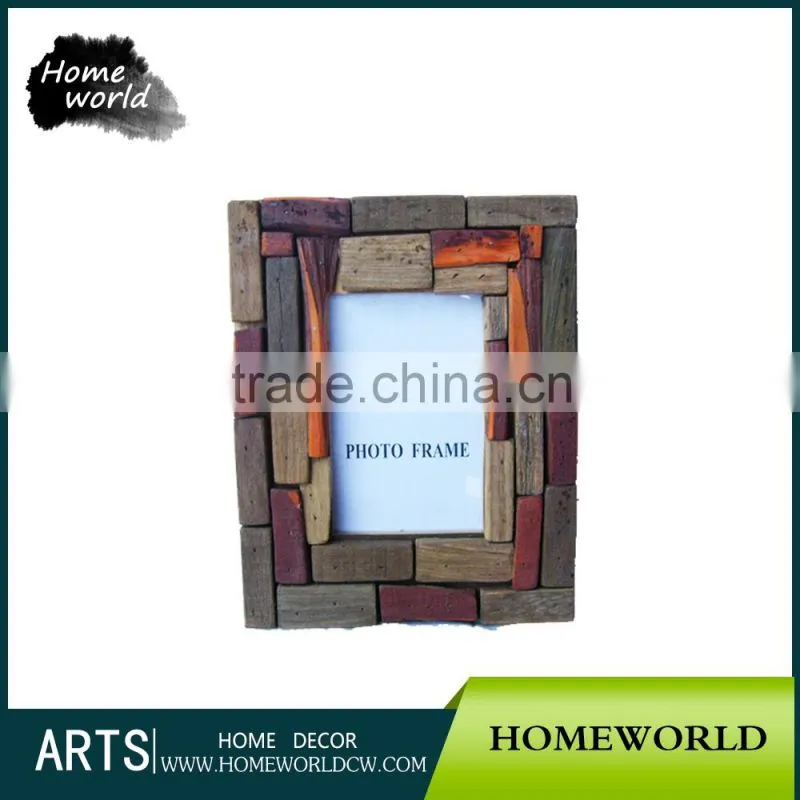Small modern wooden wall mounted painting picture frame