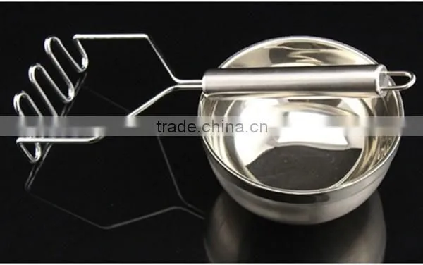 Stainless Steel fruit masher potato ricer crusher masher