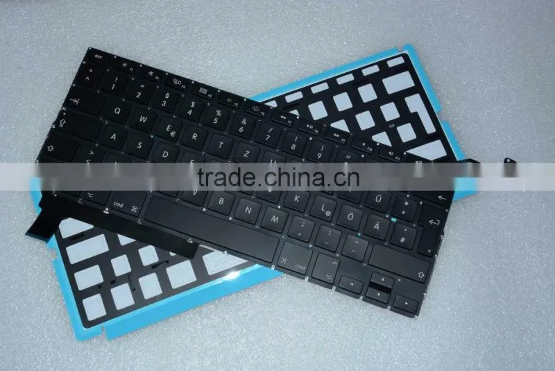 Germany keyboard Replacement LED Backlight For Macbook Pro A1286 2008-2012