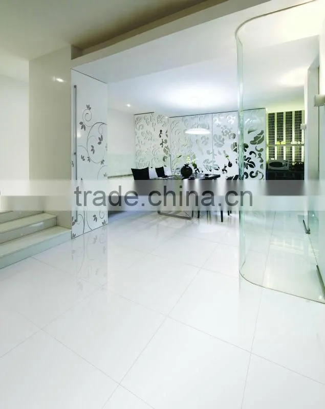 Nano white porcelain tile