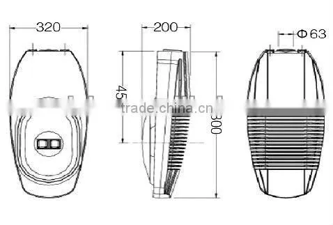White IP65 160W led street light