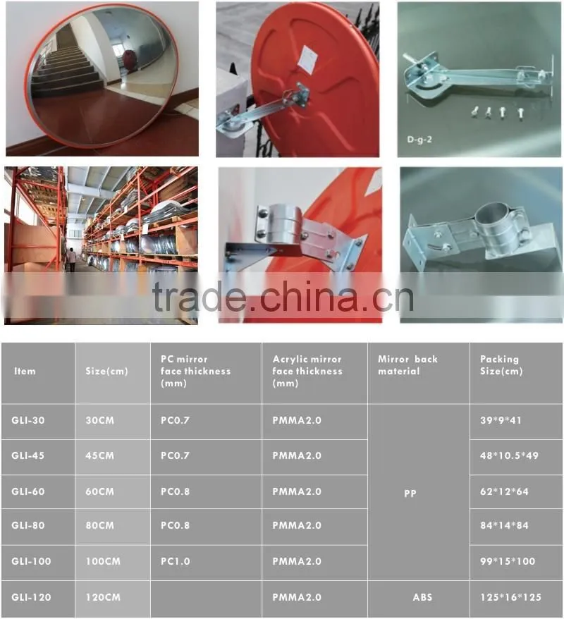 Factory Price Wide Angle Round Traffic Convex Mirror