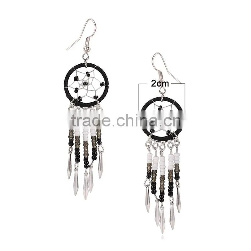 Hot 2016 American Design Dreamcatcher Wind Decoration Party Earring Dream Catcher
