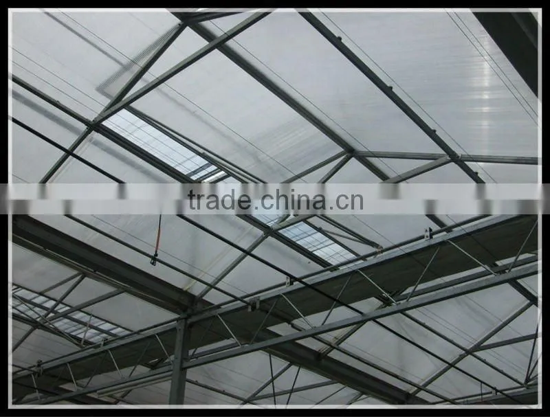 natural ventilation system multi span greenhouse