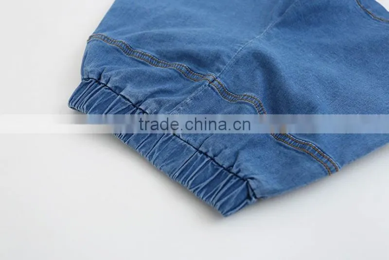 Girl Clothing Korean Cute Baby Girl Beaded Clothes Shorts 2016 New Summer Girl Pearl Pocket Jeans Lovely Girl Short Pants