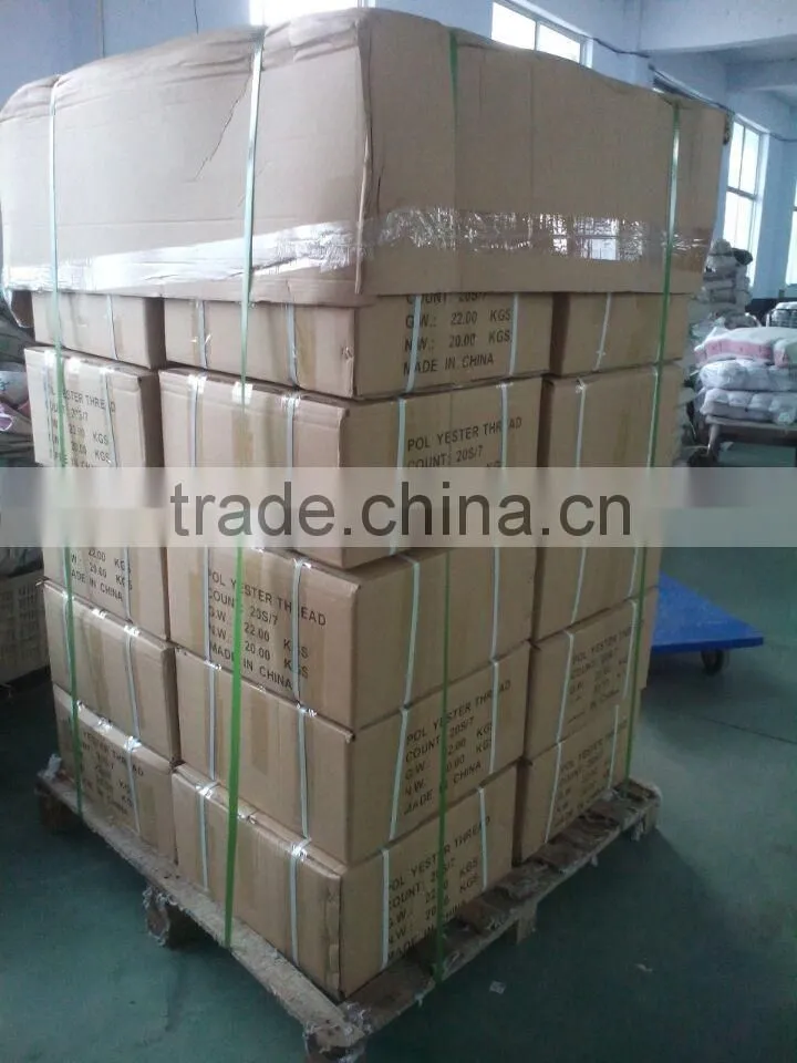 AB206 economic recycled polyester industrial bale sewing thread