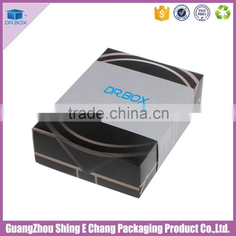 Logo customized rigid paper packaging boxes cosmetic packaging boxes design