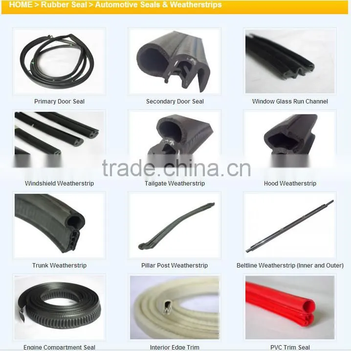 Automotive rubber&plastic Edge Trim