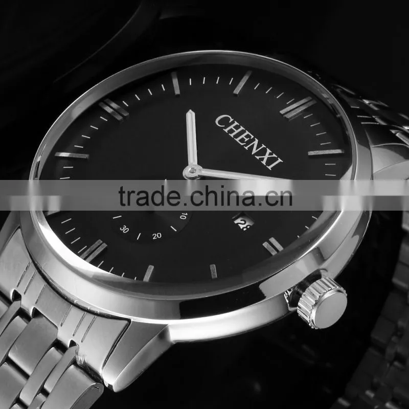 Relogios masculino steel quartz watch men, men dress watch WA060