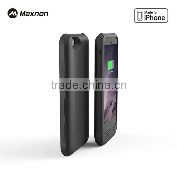High quality MFi certified 3200mAh Lithium battery back cover case for Iphone 6 iphone 6s