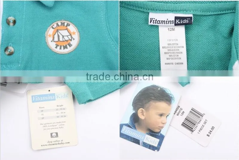 Boy's fashion printed polo shirt &fashion collar shirt stocklot