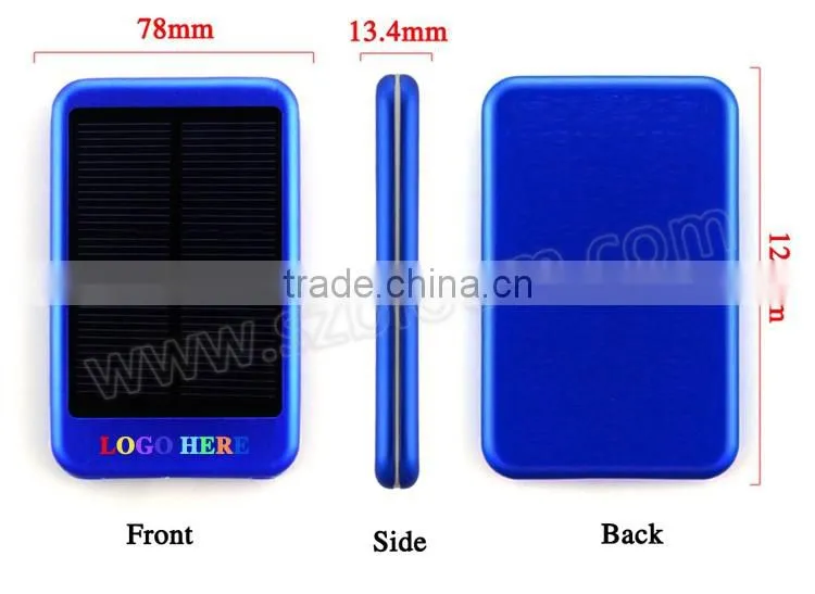 Solar panel power bank 5000mah high quality solar charger