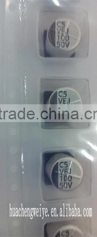 SMD Aluminum electrolytic Capacitors 100UF 50V 8*10