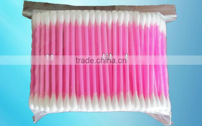 Ear cleaning tool cotton buds with colored stick
