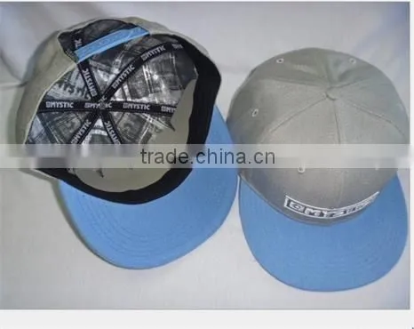 6 panel high quality embroidery patch snapback cap casquette