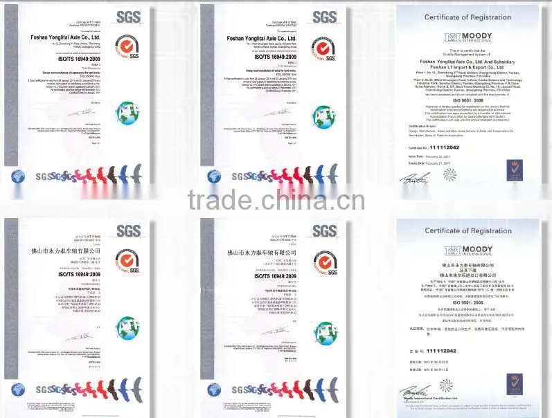 L1 brand copper bush and composite bush of semi-trailer suspension