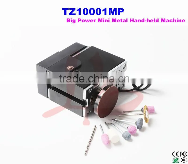 Big Power mini cnc lathe Hand-held Machine TZ10001MP